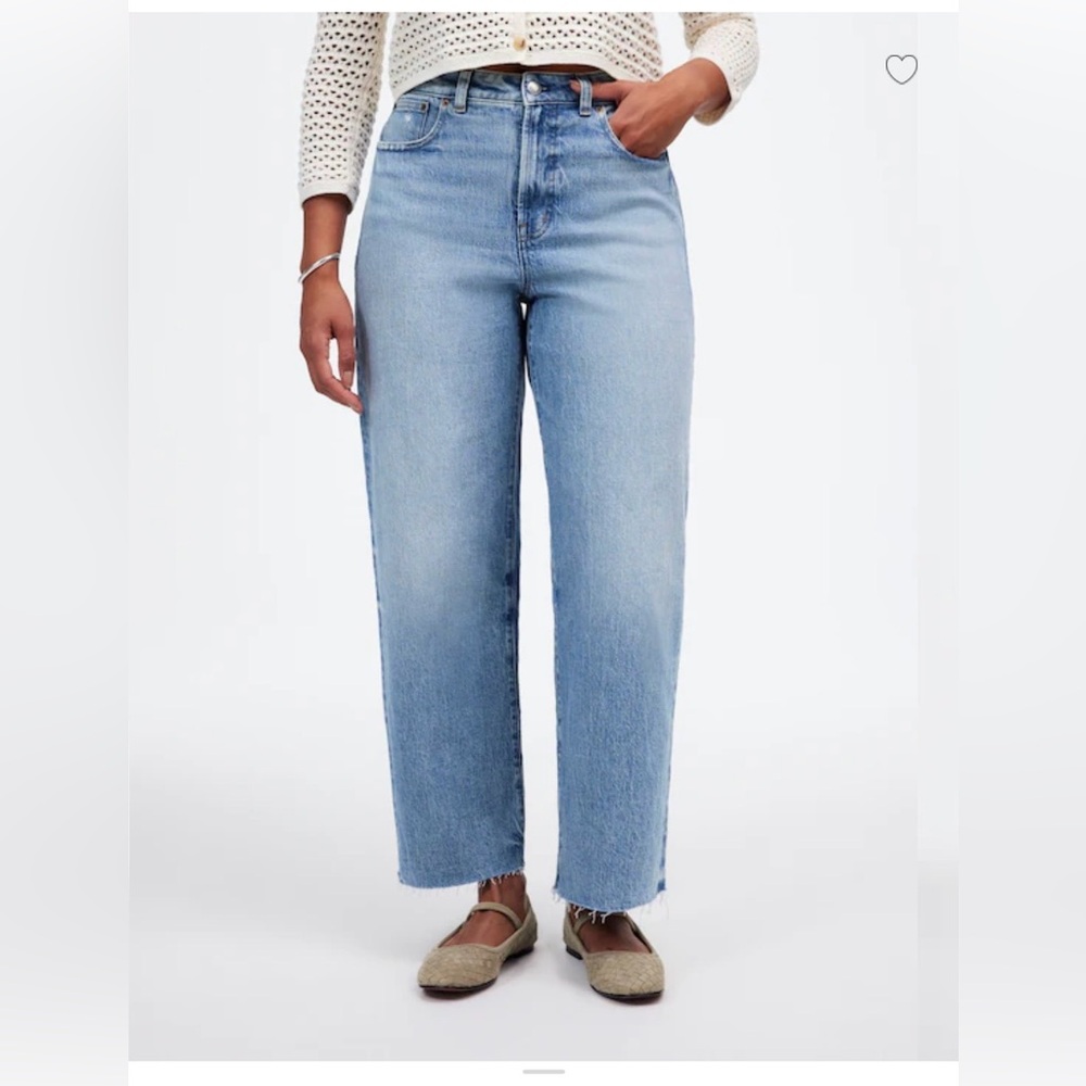 Madewell Curvy Perfect Vintage Wide Leg Crop Jeans